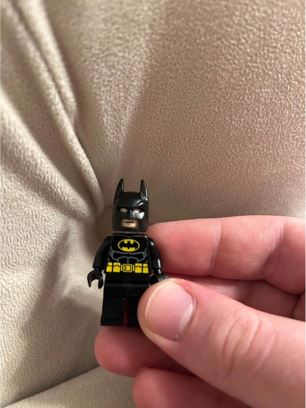 LEGO Batman Black Suit Yellow Belt Minifigure DC USED Good Condition tlm082 #14